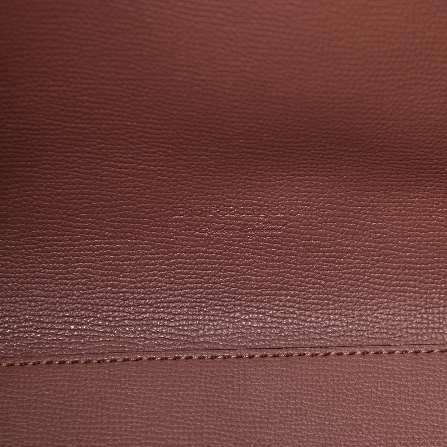 Grainy Calfskin Haymarket Check Medium Reversible Tote Light Elderberry