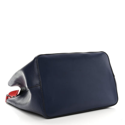 Louis Vuitton Epi Neonoe Indigo Coquelicot 4 of 10