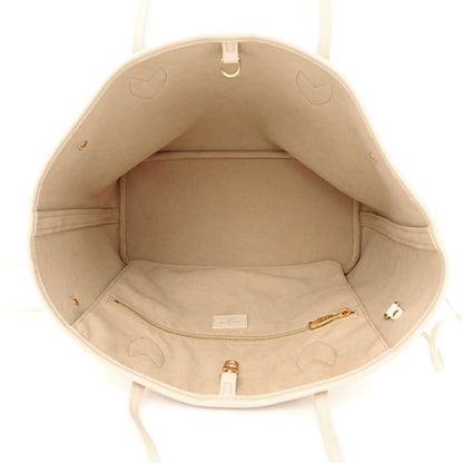 Louis Vuitton Empreinte Monogram Spring In The City Neverfull MM Kaki Beige Cream 5 of 9
