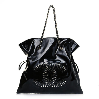 Chanel Patent Crystal Strass Bonbons Tote Black 1 of 6