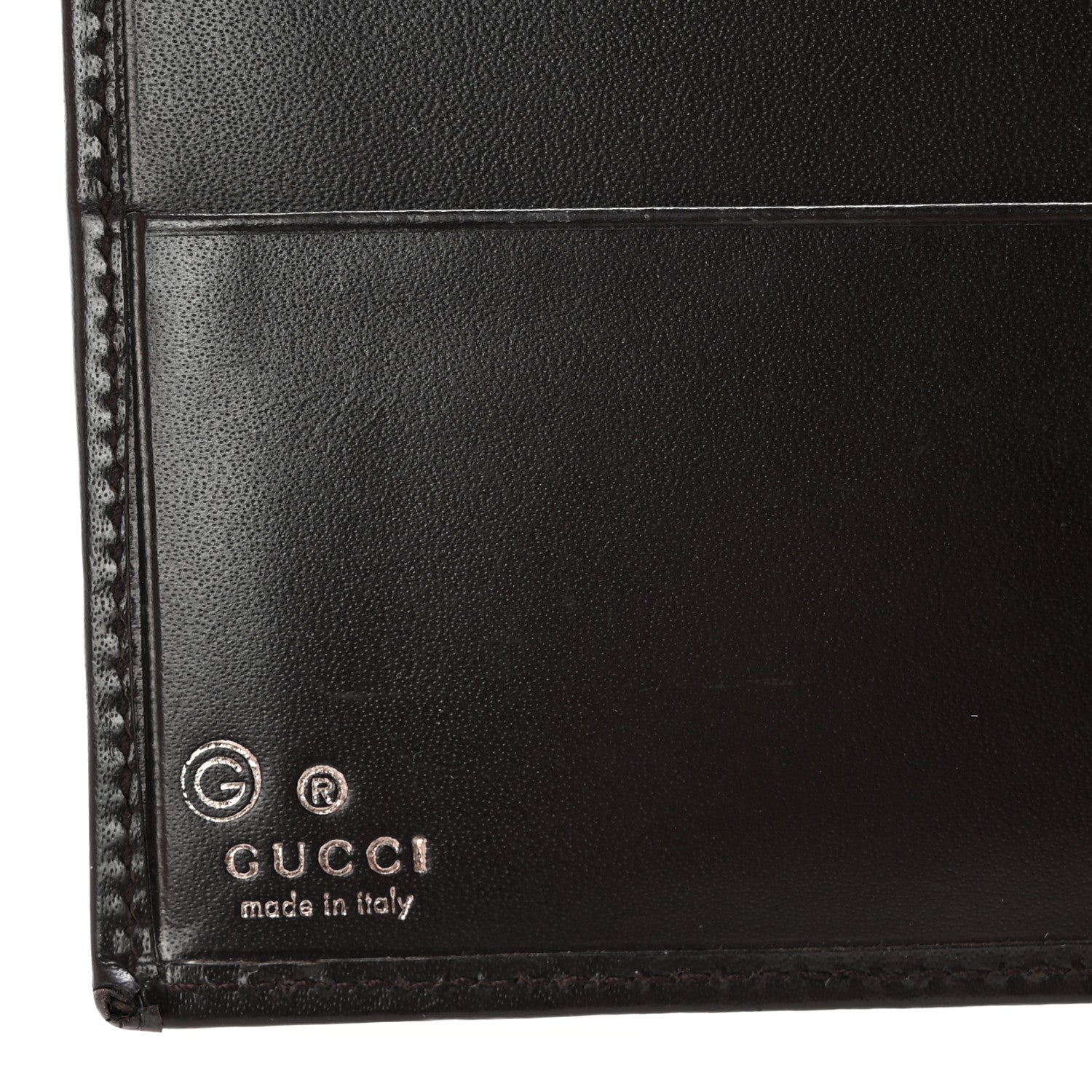 Gucci Monogram Passport Wallet Dark Brown 6 of 11