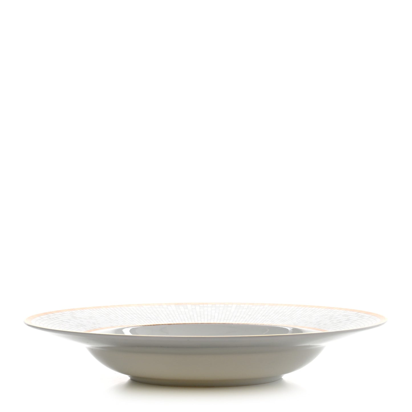 Porcelain Mosaique Au 24 Platine Soup Plate Set of 2