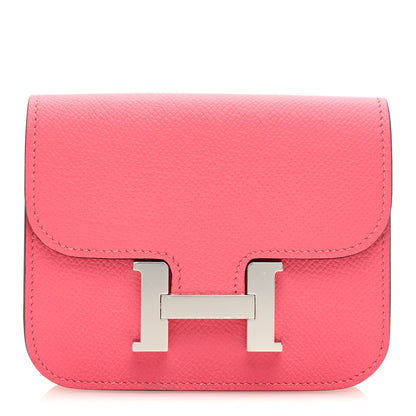 Hermes Epsom Constance Slim Wallet Rose Azalee 1 of 8