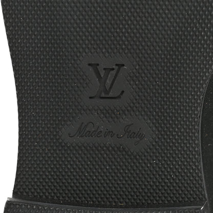 Louis Vuitton Calfskin Overdrive Flat High Boots 36 Black 7 of 8