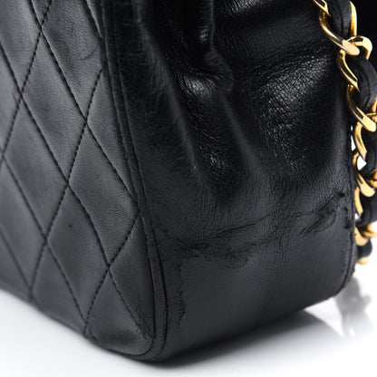 Chanel Lambskin Quilted Medium Single Flap Black 18 of 22
