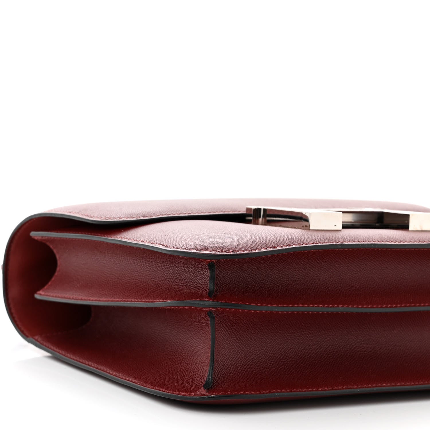 Hermes Grained Monsieur Constance 24 Rouge H 9 of 11