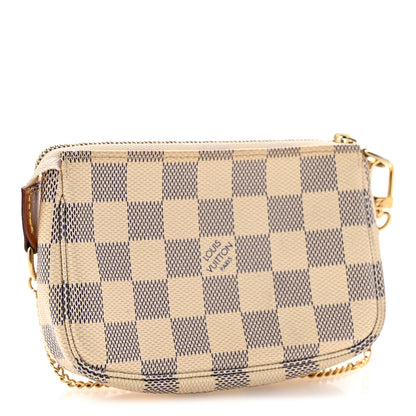 Louis Vuitton Damier Azur Mini Pochette Accessories 3 of 10