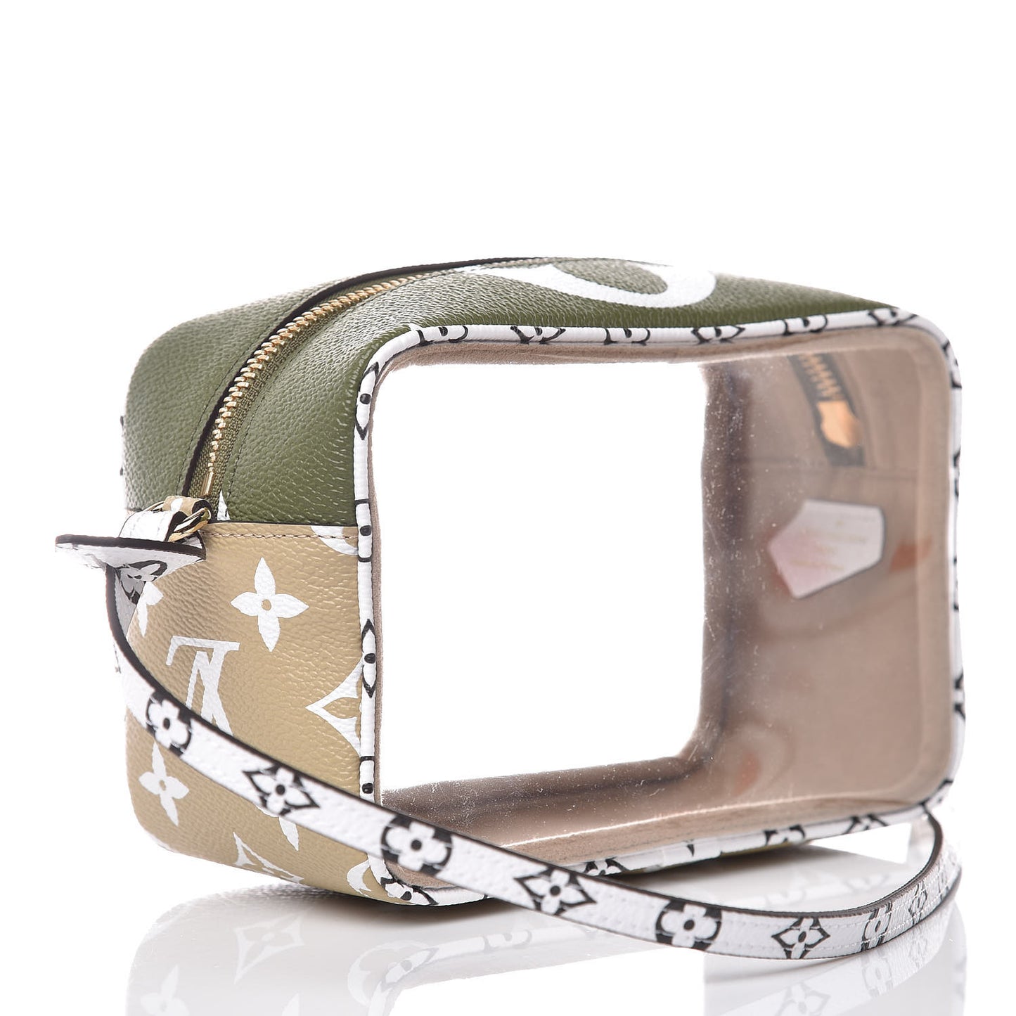 Monogram Giant Beach Pouch Kaki