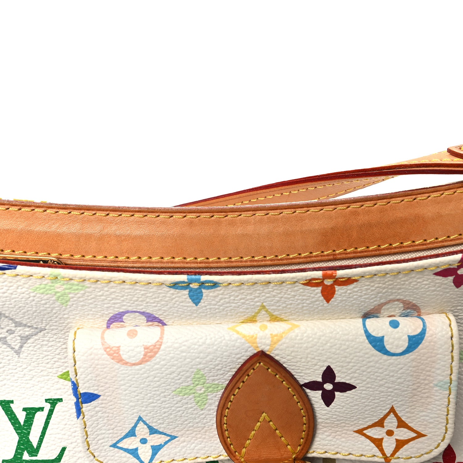 Louis Vuitton Monogram Multicolor Eliza White 12 of 14