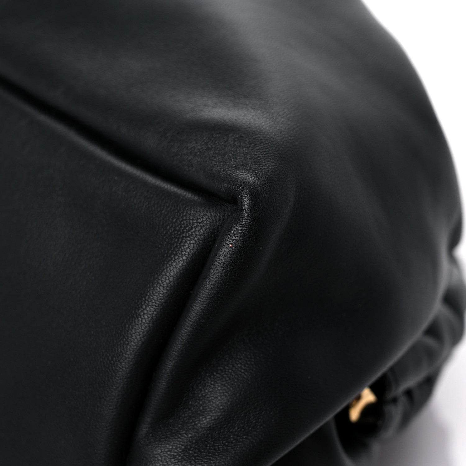 Mansur Gavriel Lambskin Cloud Clutch Black Flamma 9 of 12