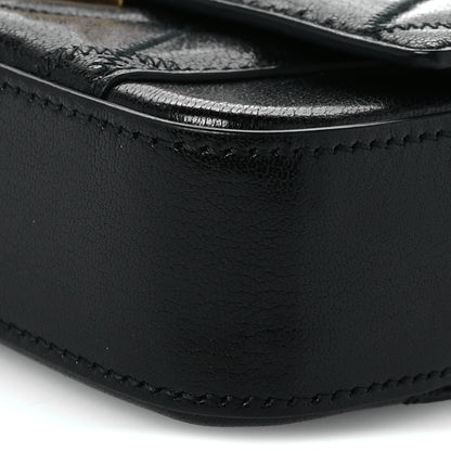 Givenchy Goatskin Quilted GV3 Mini Pocket Convertible Bag Black 9 of 11