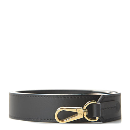 Louis Vuitton Calfskin Beaubourg Shoulder Strap Black 1 of 2