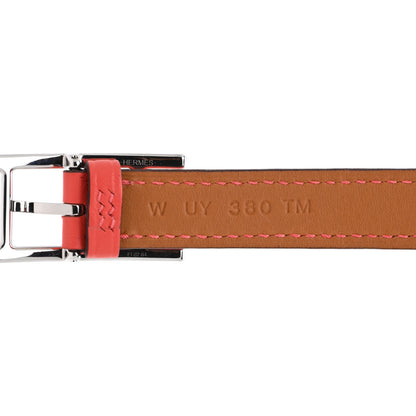 Hermes Swift 42mm Apple Watch Double Tour Hapi Band Orange Field 3 of 4