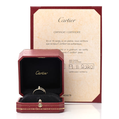Cartier 18K Yellow Gold Diamond Juste Un Clou Paved Ring 51 5.75 5 of 5