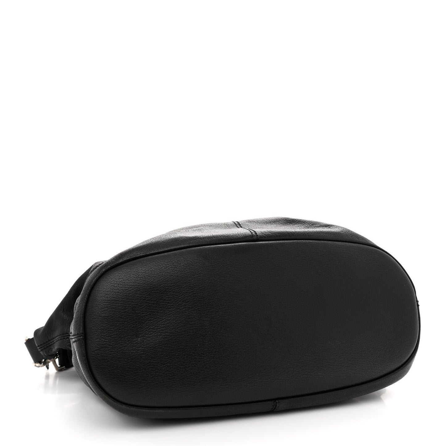 Waxy Grained Calfskin Medium Nightingale Black
