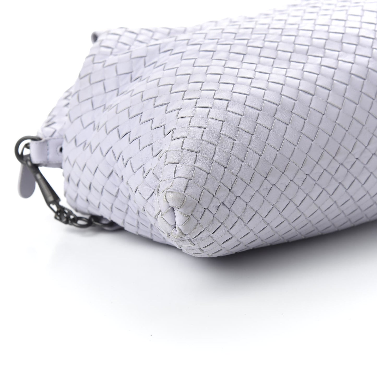 Nappa Intrecciato Medium Convertible Tote Oyster Lilac