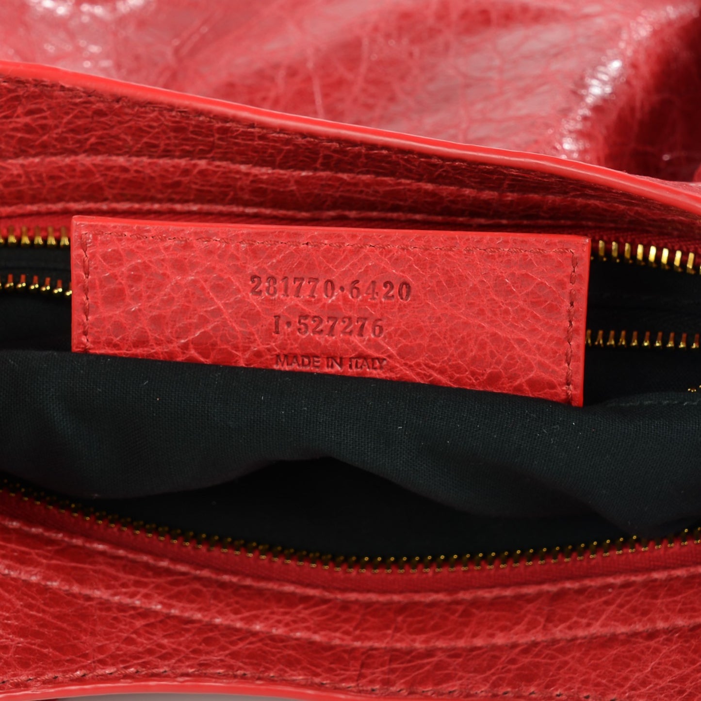 Agneau Giant 12 Gold Hardware City Rouge Cardinal