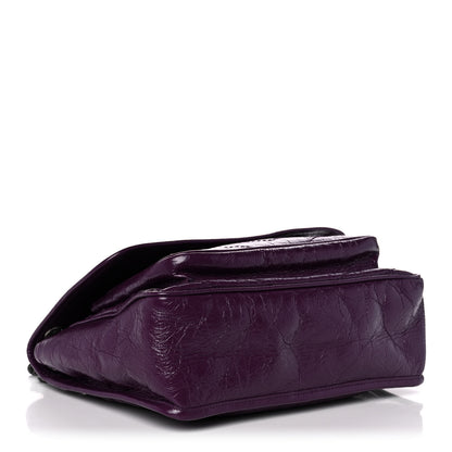 Saint Laurent Crinkled Calfskin Matelasse Monogram Medium Niki Chain Satchel Plum 4 of 12