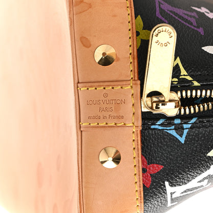 Louis Vuitton Monogram Multicolor Alma Black 6 of 9