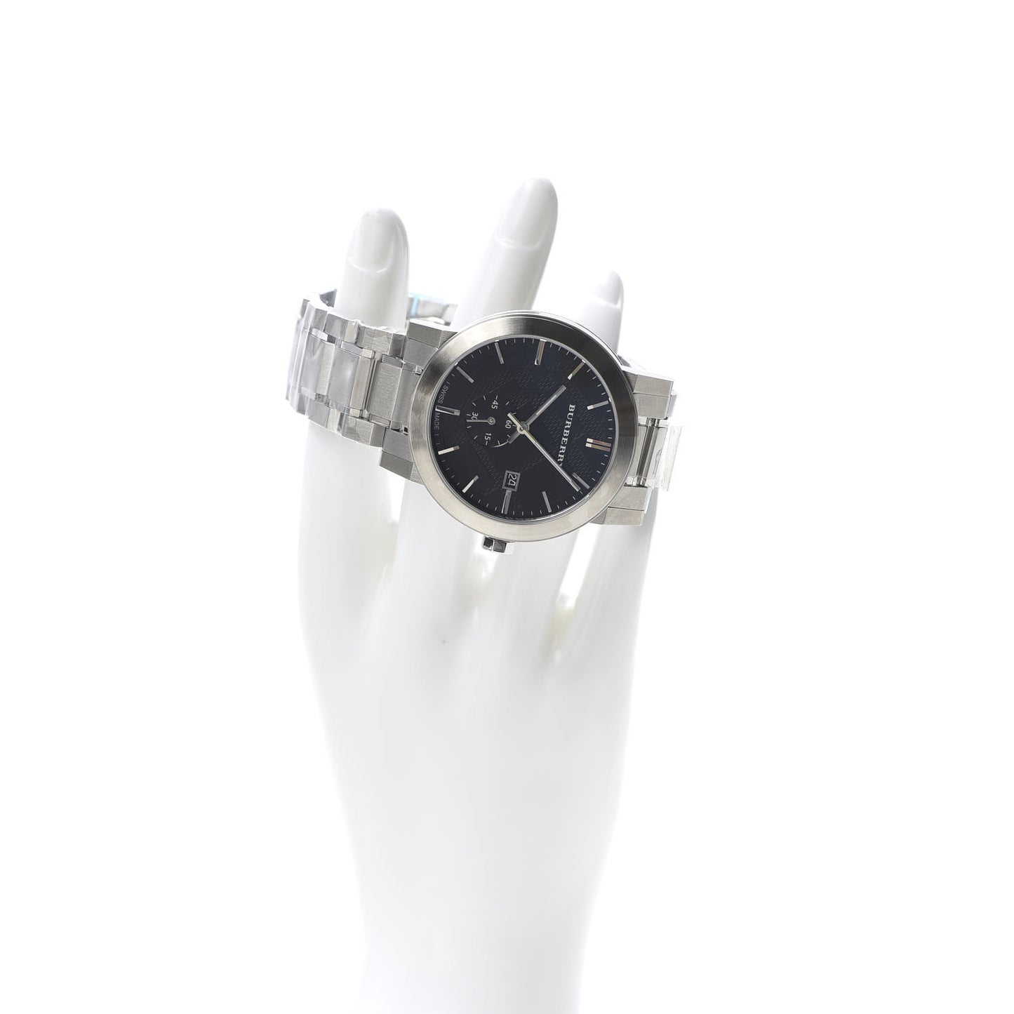 Stainless Steel 42mm Quartz Watch Black BU9901