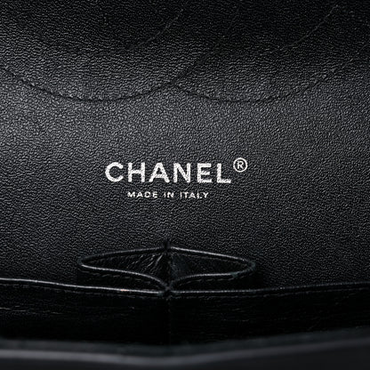 Chanel Patent Chevron Quilted Jumbo Double Flap Black 5 of 18