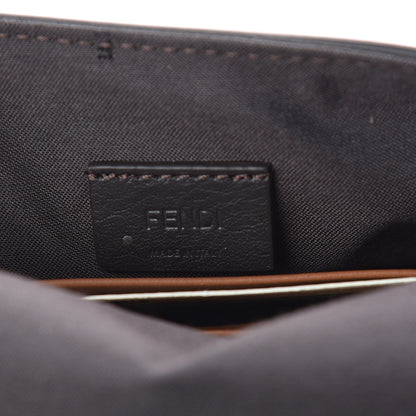 Fendi Vitello Grace Matte Duo Baguette Camel 6 of 8