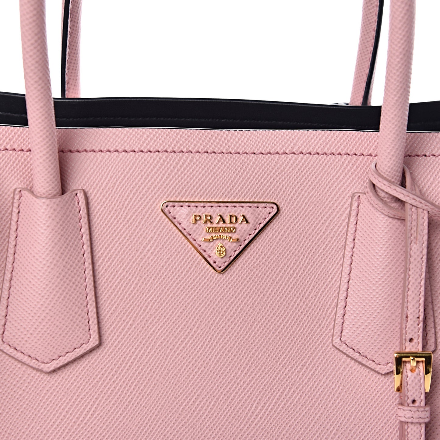 Saffiano Cuir Medium Bi-Color Double Bag Pesco Baltic