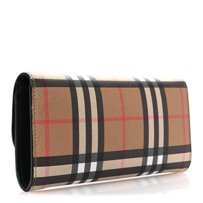 Burberry Vintage Check Halton Wallet Black 3 of 8
