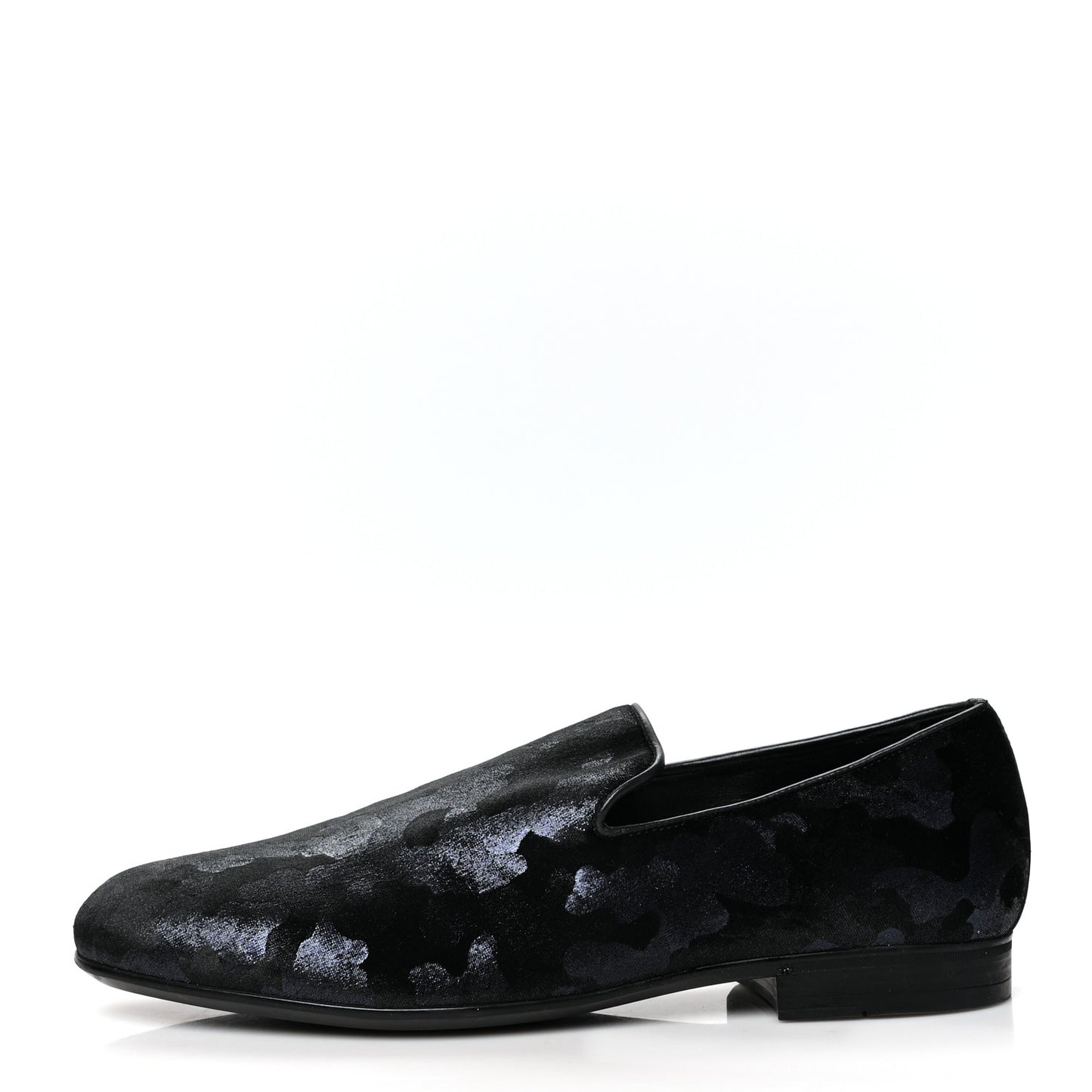 Mens Glitter Velvet Sloane Loafers 43 Black