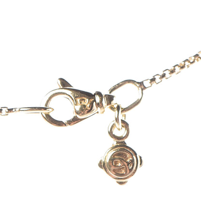 David Yurman 18K Yellow Gold Diamond Infinity 6 Station Necklace 4 of 5