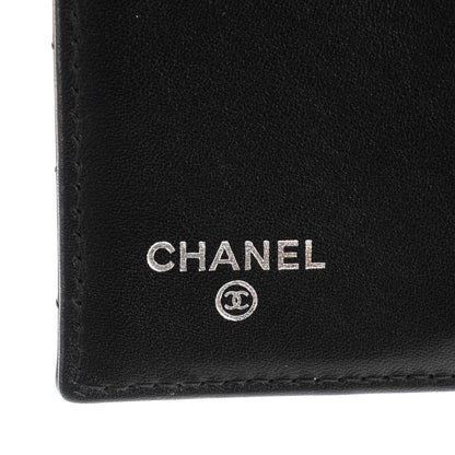 Chanel Patent Quilted Compact French Flap Wallet Black 6 of 7