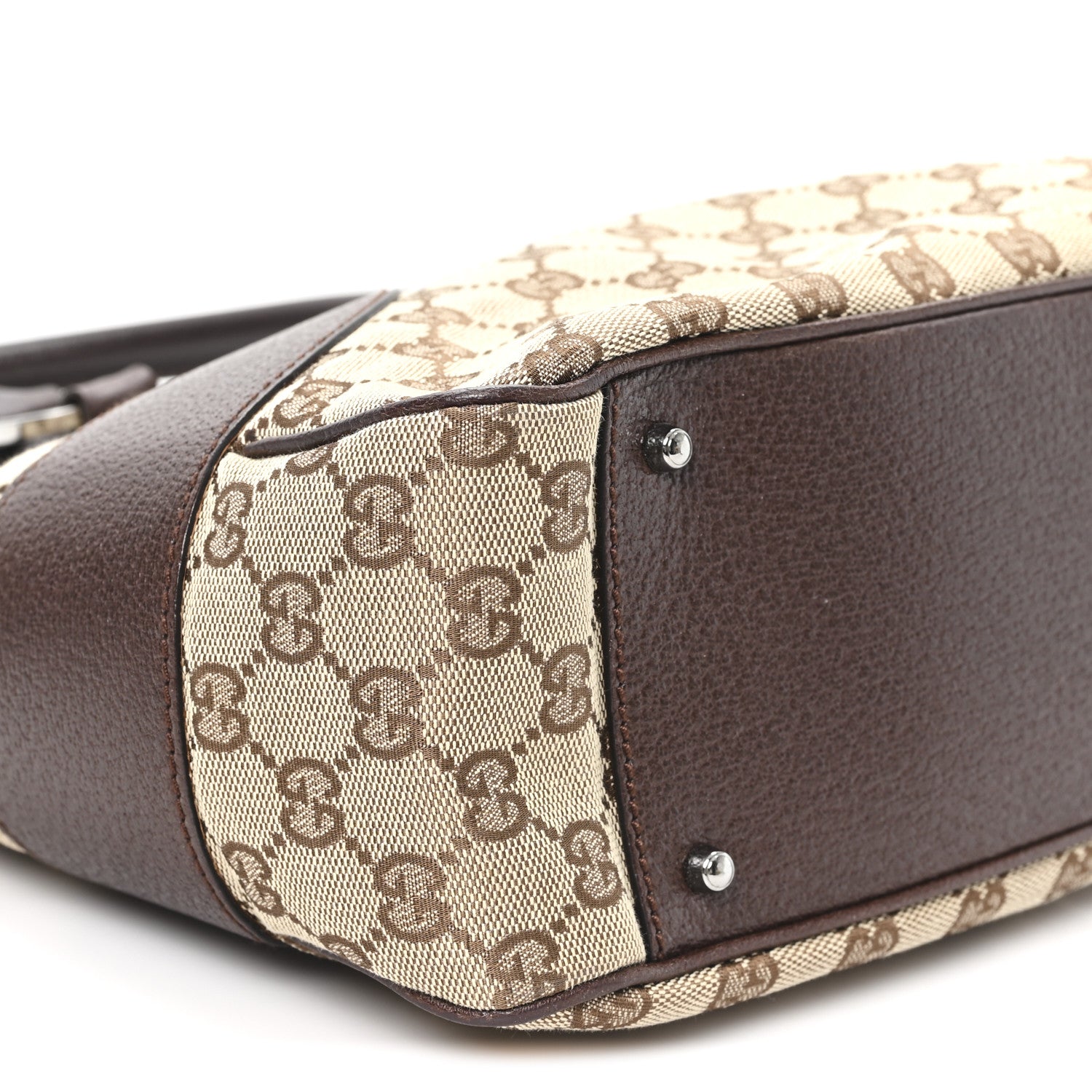 Gucci Monogram Shoulder Bag Dark Brown 9 of 10