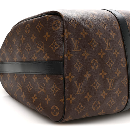 Louis Vuitton Monogram Macassar Keepall Bandouliere 45 7 of 8