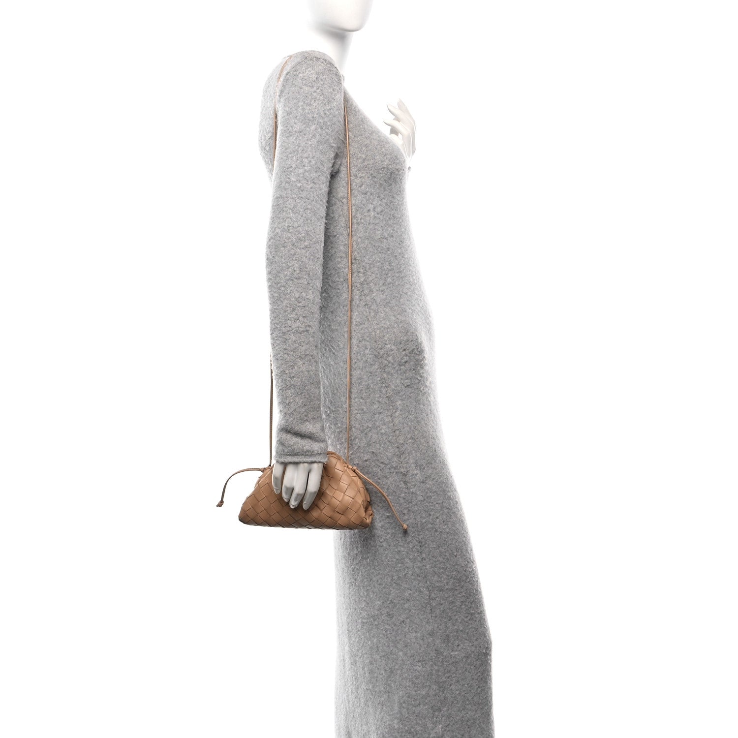 Bottega Veneta Nappa Intrecciato The Mini Pouch Almond 2 of 11