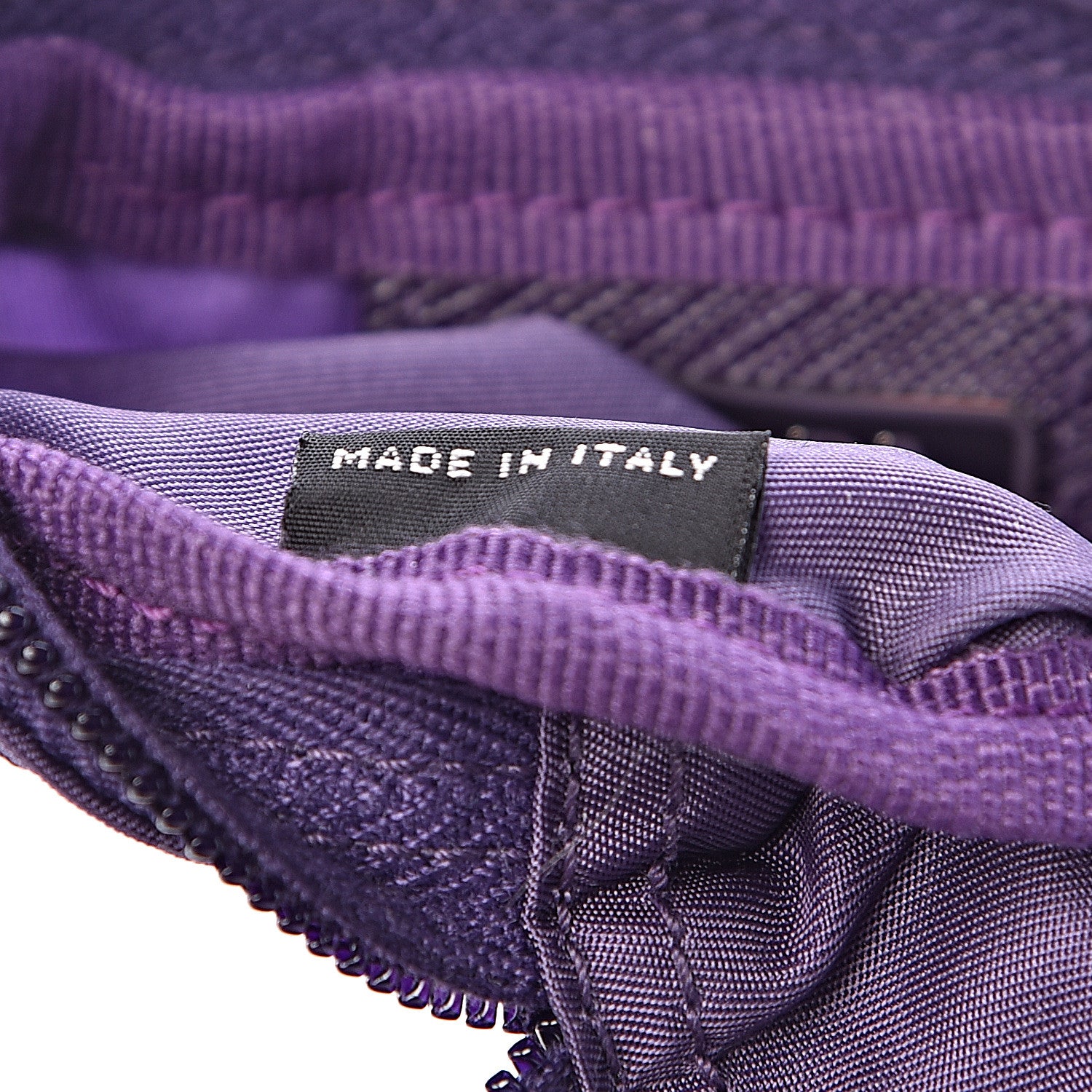 Prada Nylon Vela Cosmetic Pouch Viola 7 of 9