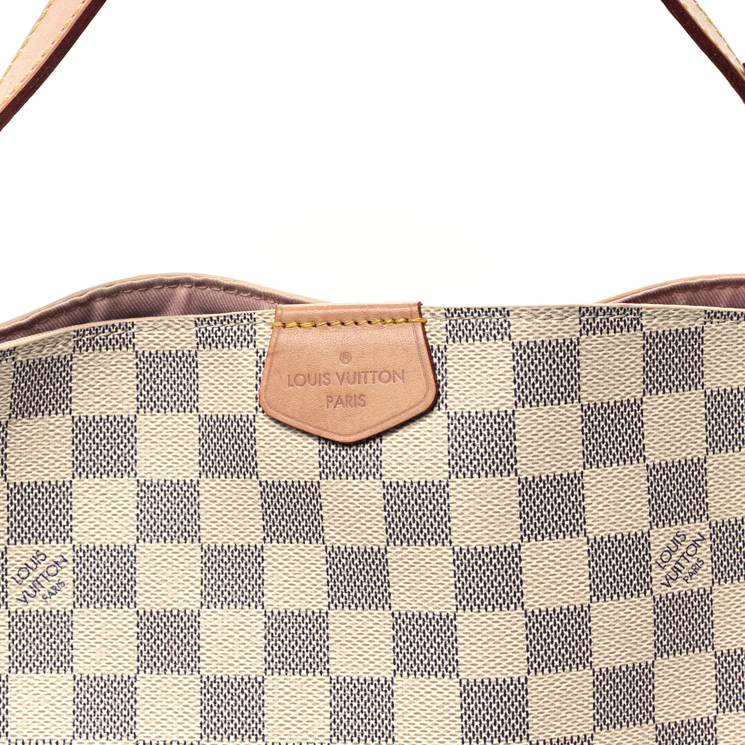 Louis Vuitton Damier Azur Graceful PM Rose Ballerine 8 of 11