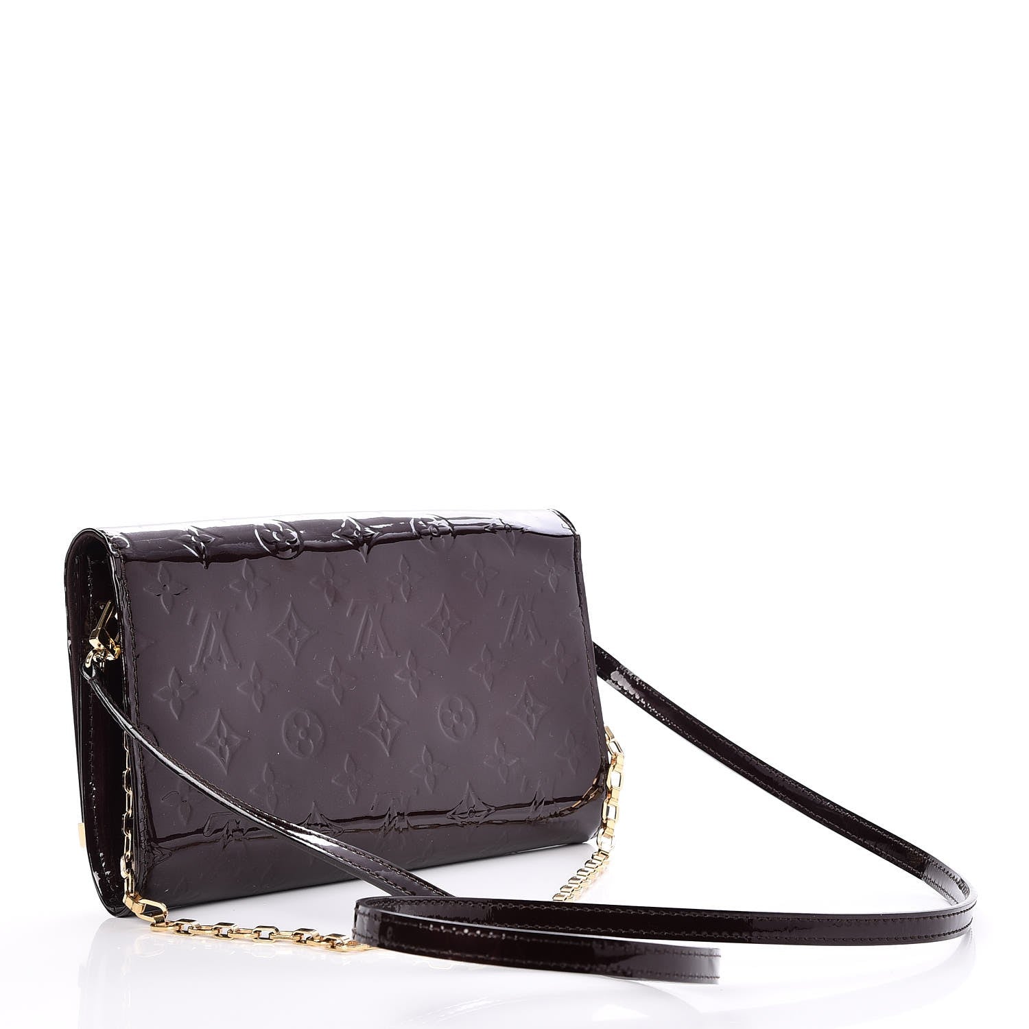 Louis Vuitton Vernis Ana Clutch Amarante 3 of 6