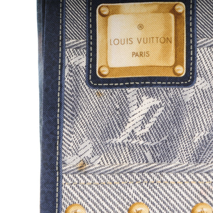Louis Vuitton Silk Monogram New Denim Bandeau Marine 4 of 4