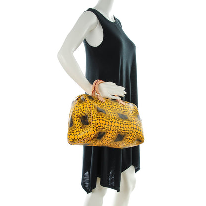 Louis Vuitton Monogram Kusama Town Speedy 30 Yellow 2 of 7