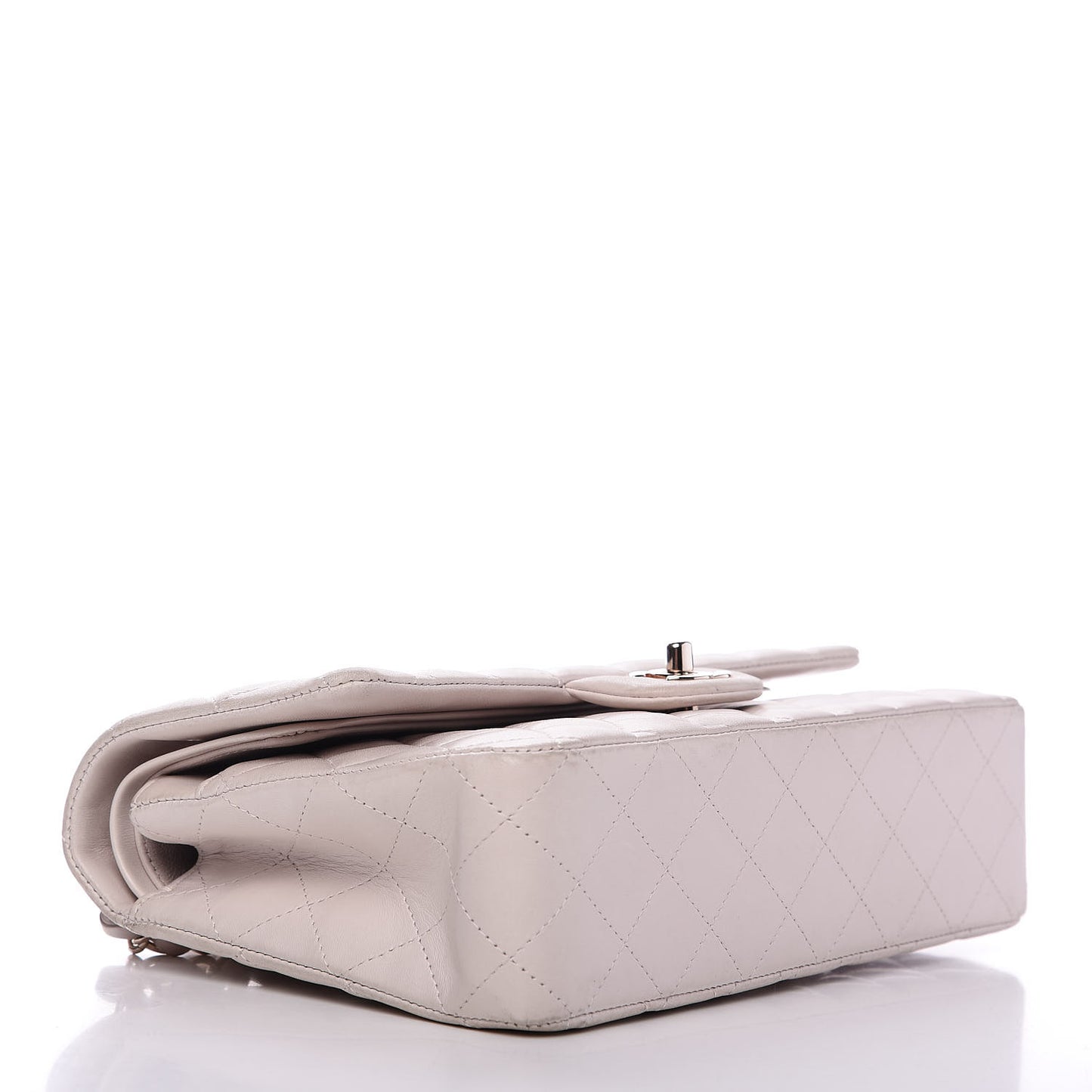 Lambskin Quilted Medium Double Flap Pink