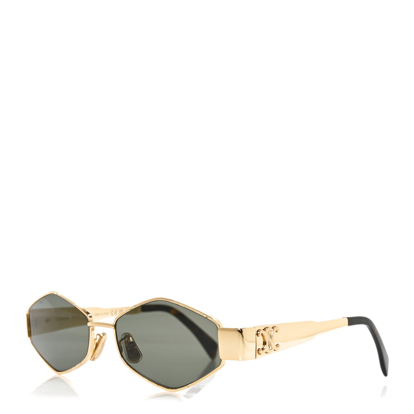 Metal Triomphe 02 Sunglasses CL40254U Gold Green