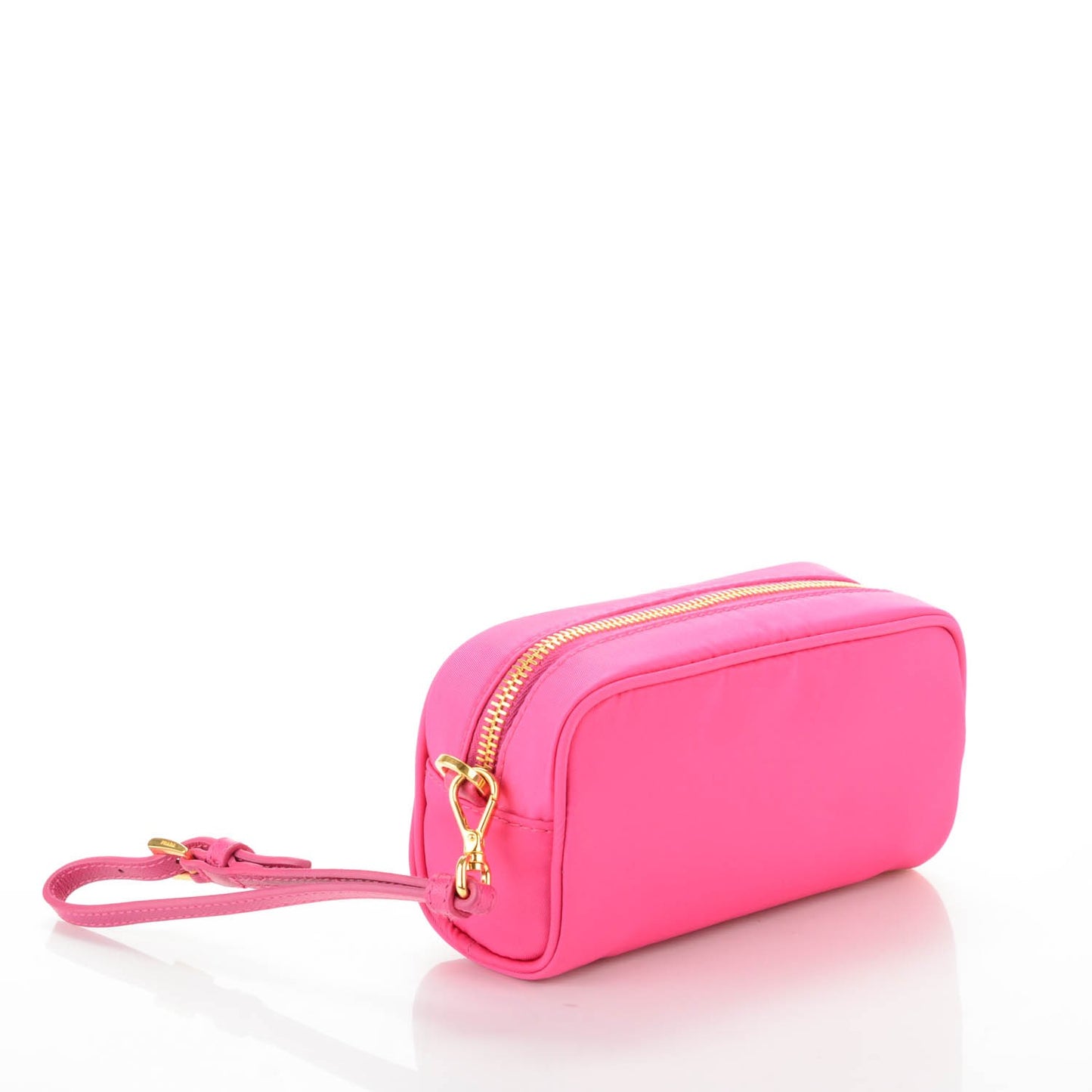 Tessuto Nylon Vela Saffiano Cosmetic Pouch Peonia
