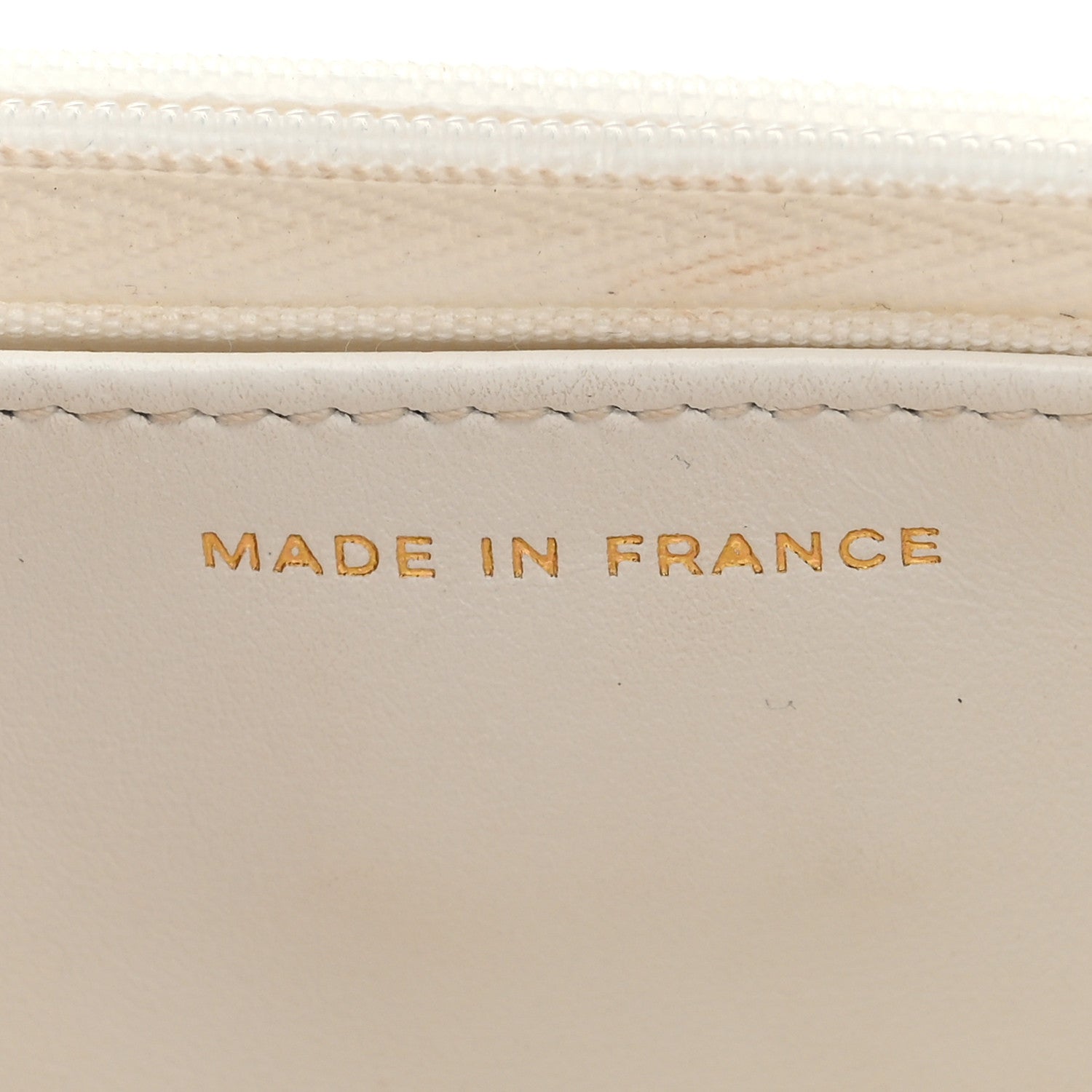 Chanel Caviar Quilted Wallet on Chain WOC White 7 of 12