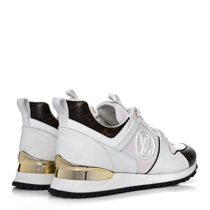 Louis Vuitton Calfskin Monogram Run Away Sneakers 38 White 4 of 11