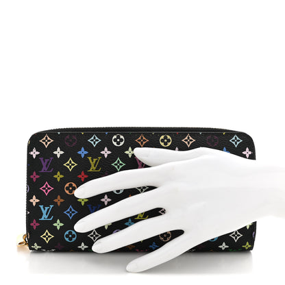 Louis Vuitton Monogram Multicolor Zippy Wallet Black Pistachio 2 of 10