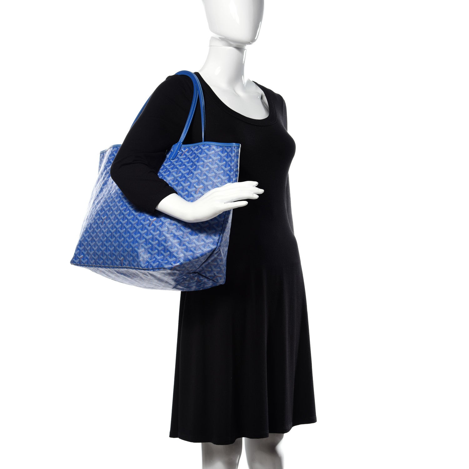Goyard Goyardine Saint Louis GM Sky Blue 2 of 16