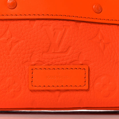 Louis Vuitton Taurillon Empreinte Soft Trunk Backpack PM Orange 8 of 11