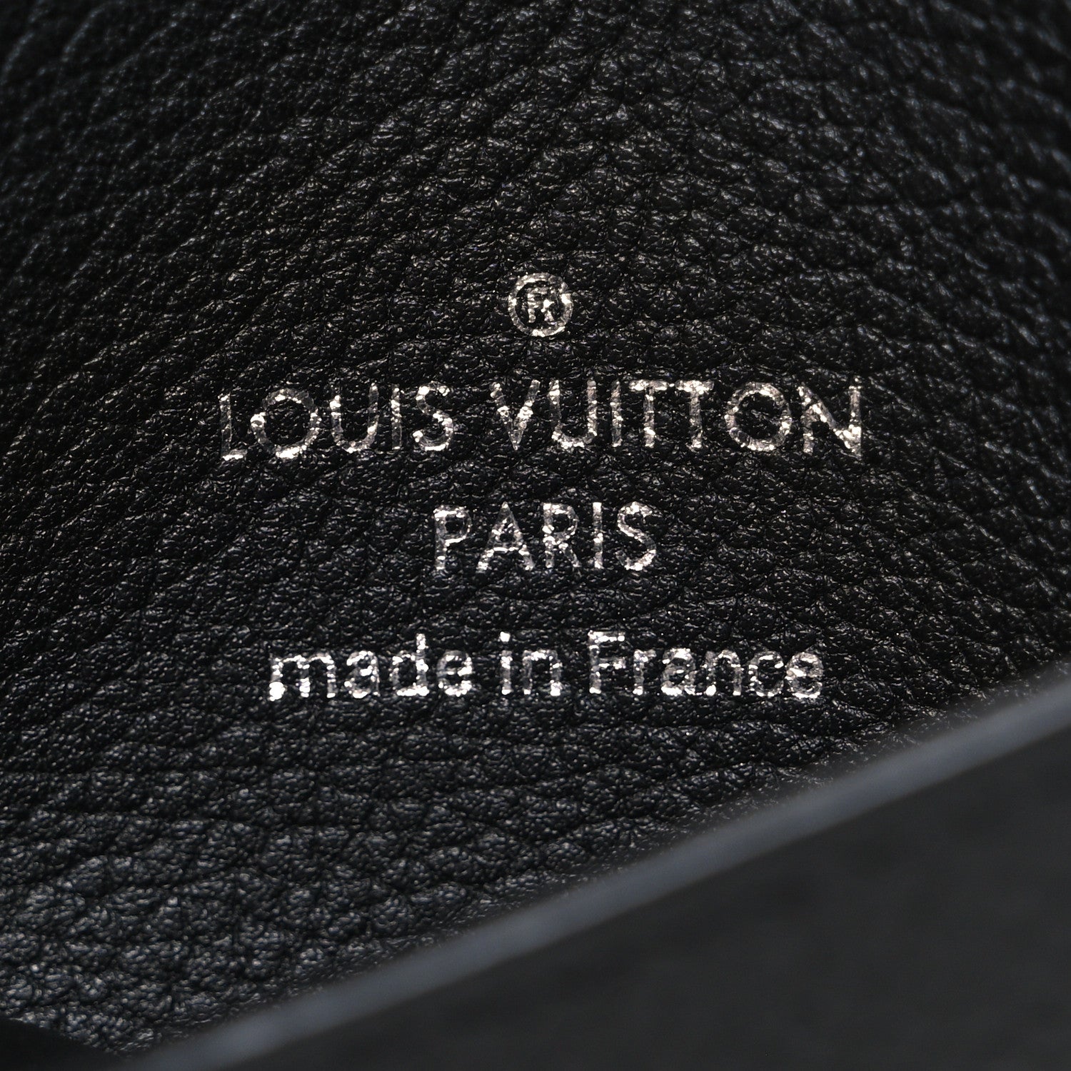 Louis Vuitton Calfskin LockMe II Compact Wallet Black 7 of 8