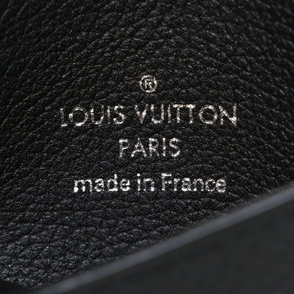 Louis Vuitton Calfskin LockMe II Compact Wallet Black 7 of 8