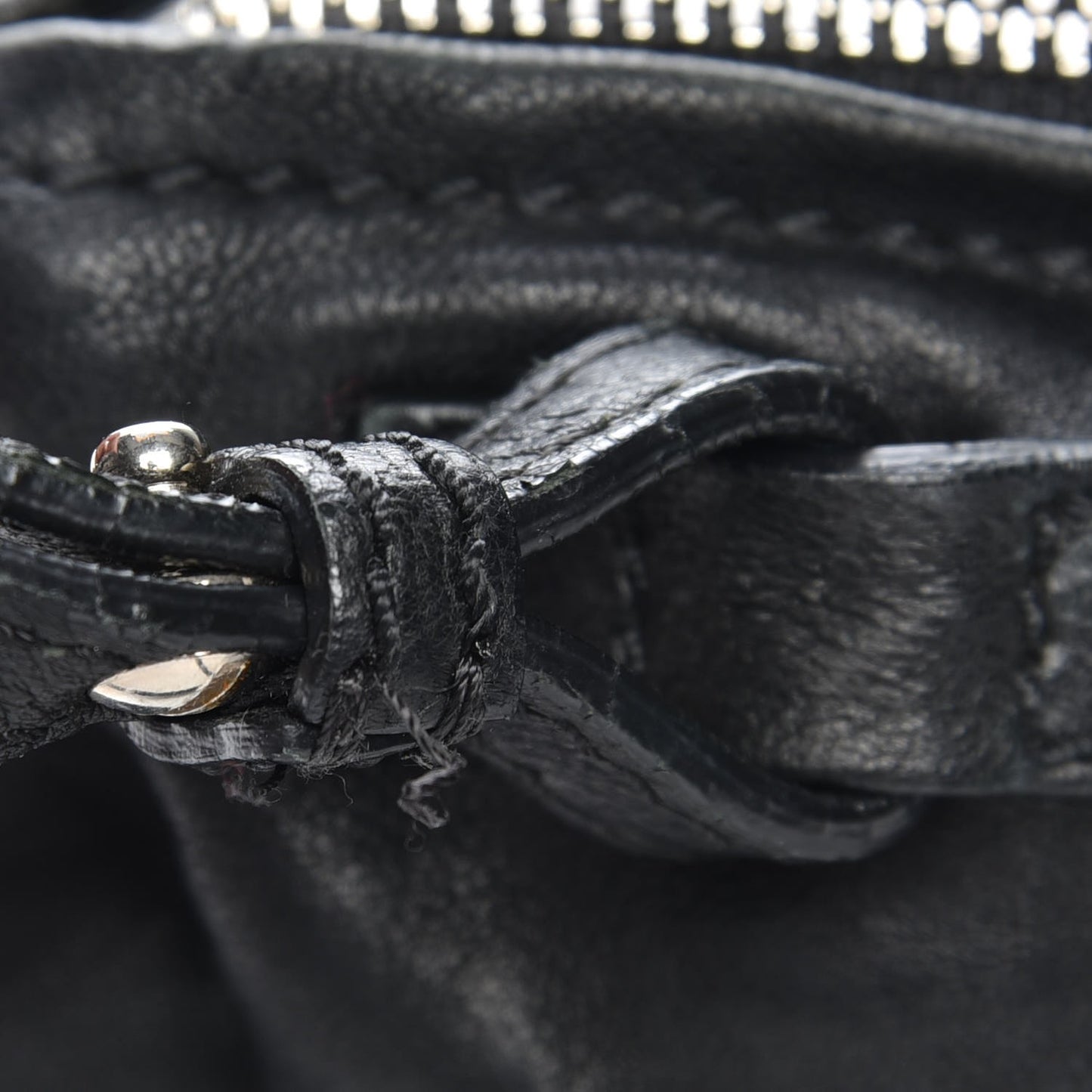 Tumbled Sheepskin Mini Pandora Black